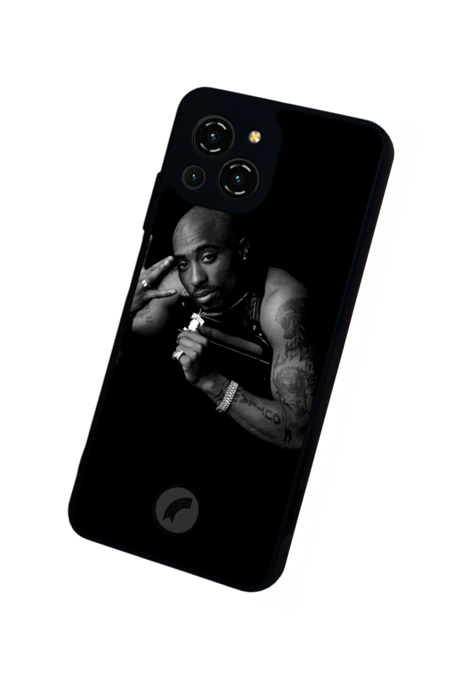 Reeder S23 Pro Max Uyumlu Tupac Tasarımlı Glossy Premium Kılıf