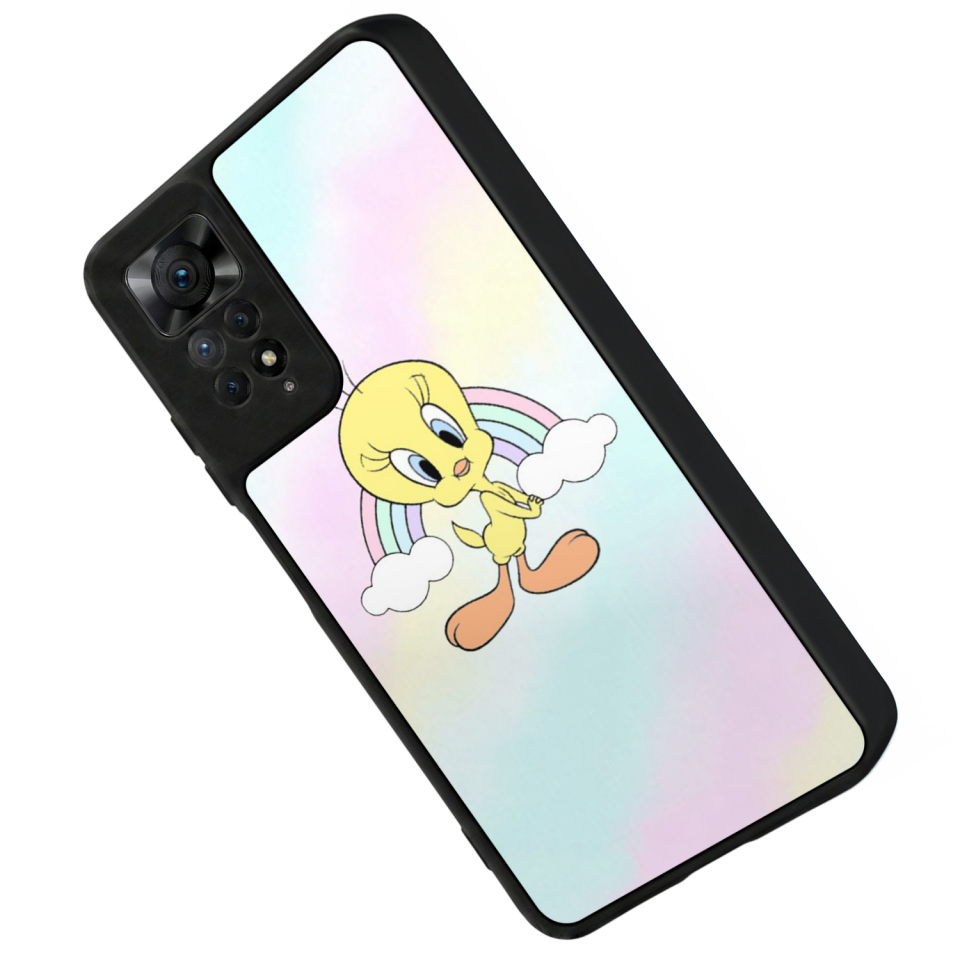 Xiaomi Redmi Note 11 Pro Uyumlu Tweety Tasarımlı Glossy Premium Kılıf