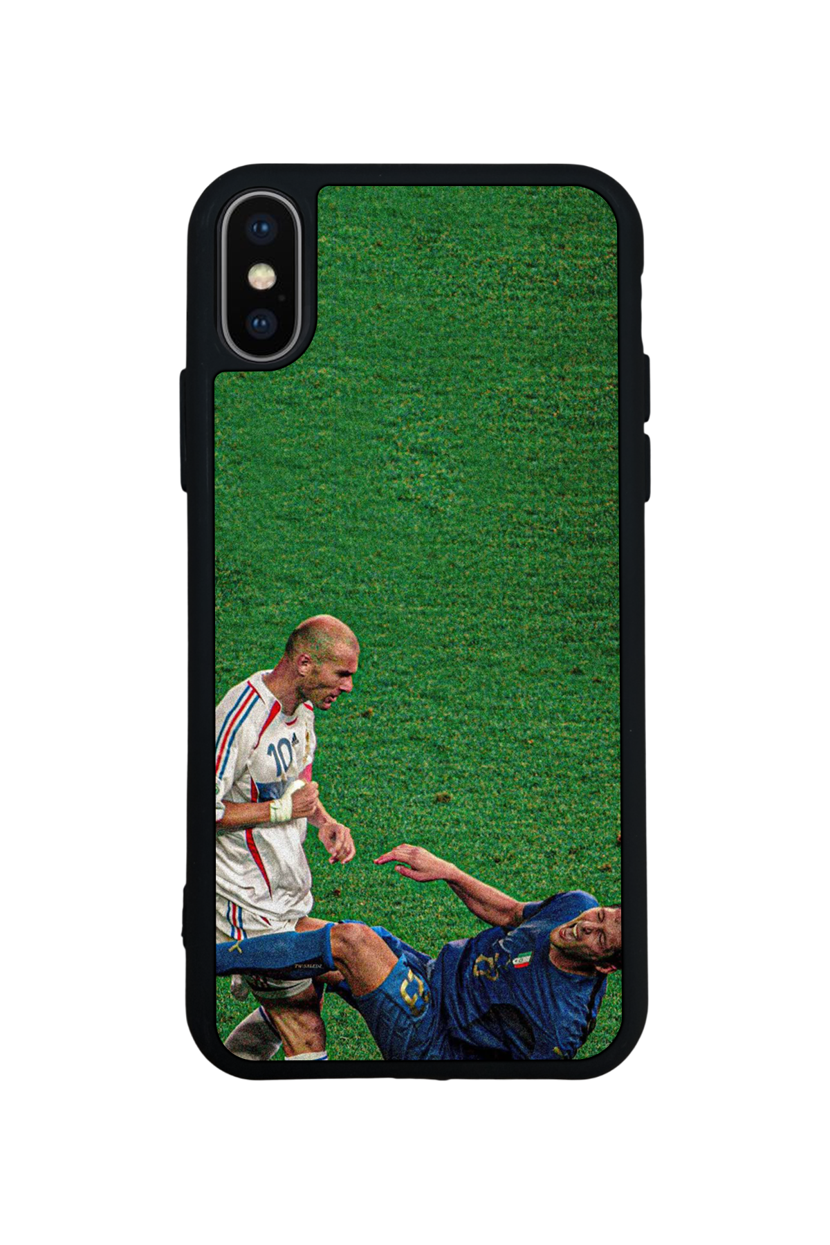 iPhone XS Max Uyumlu Zidane Tasarımlı Glossy Premium Kılıf
