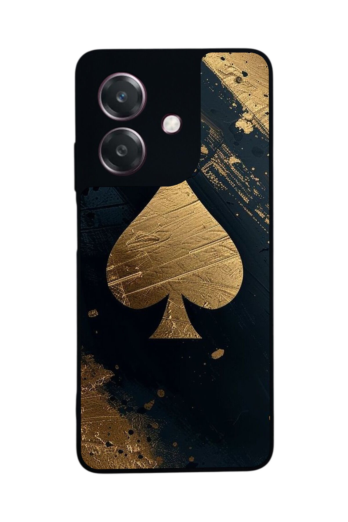 Oppo A3 5G Uyumlu Kart Tasarımlı Glossy Premium Kılıf