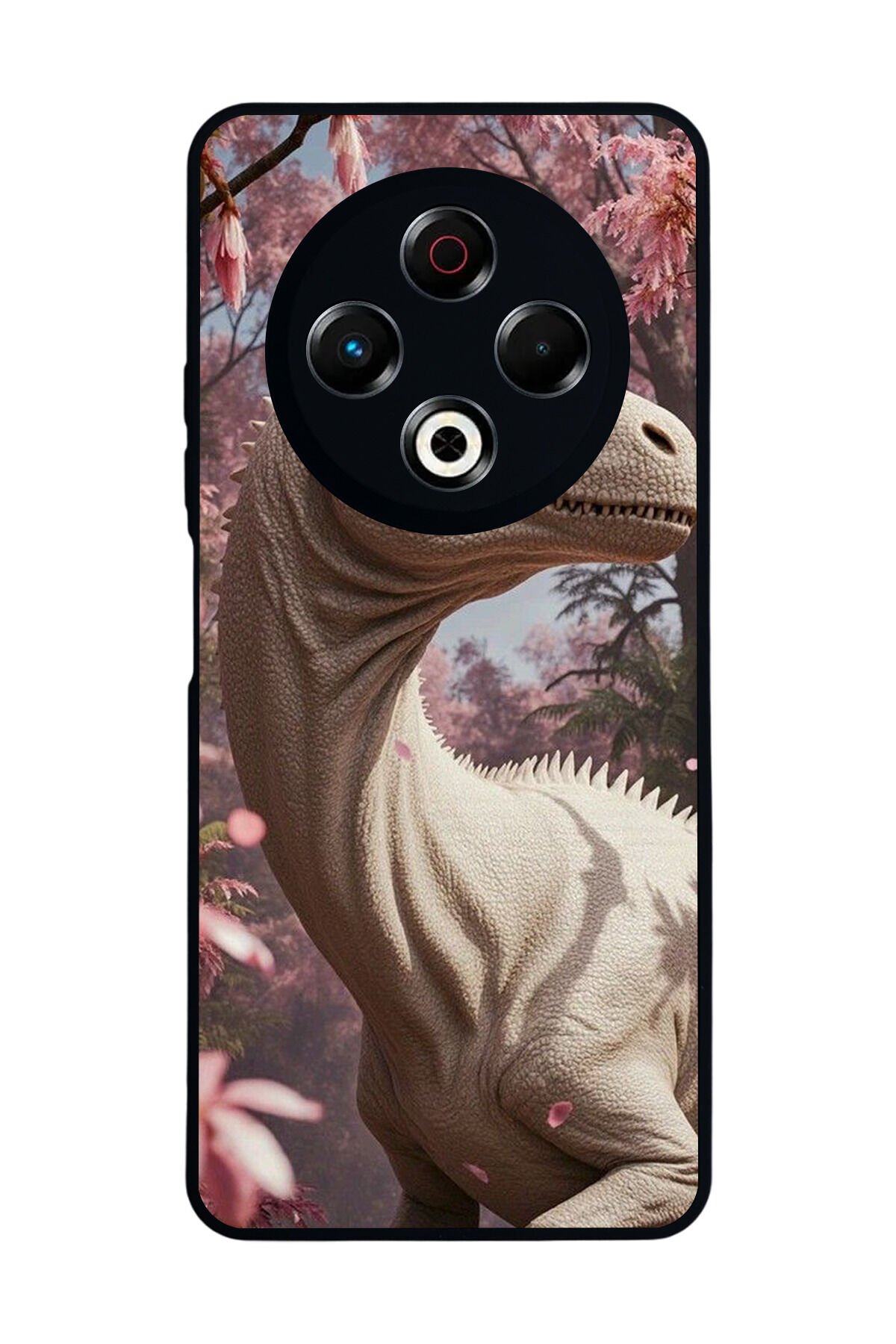 Tecno Spark 30 Uyumlu Dinazor Tasarımlı Glossy Premium Kılıf