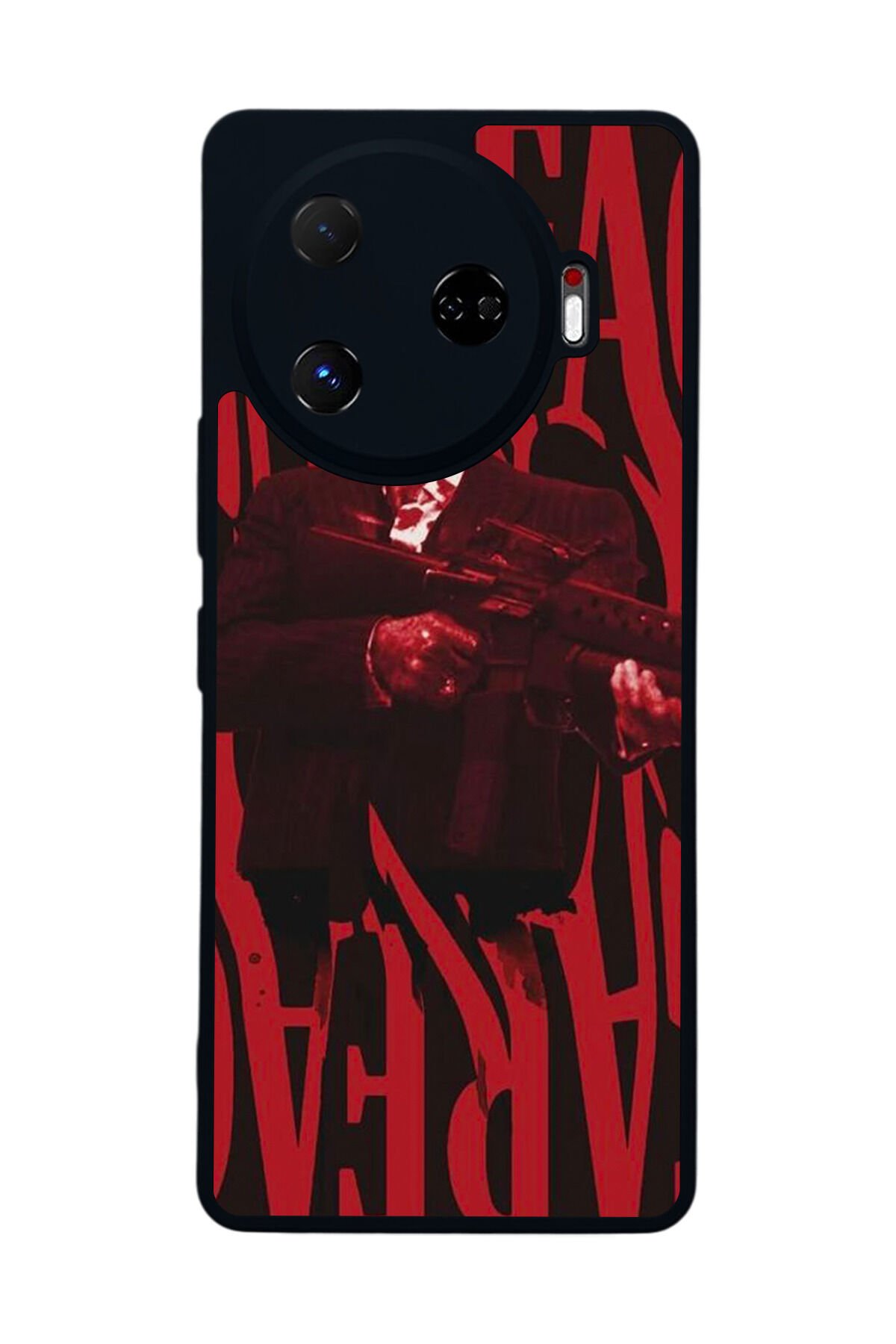 Tecno Camon 30 Pro Uyumlu Scarface Tasarımlı Glossy Premium Kılıf