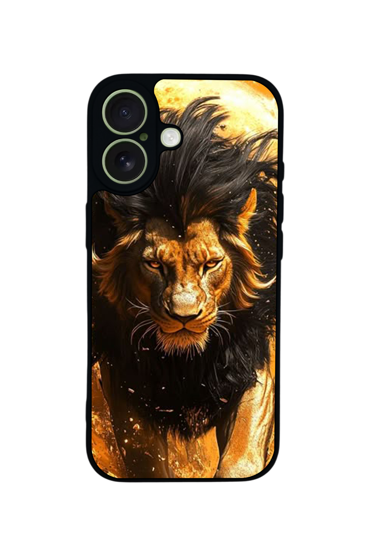 iPhone 17 Uyumlu Aslan Tasarımlı Glossy Premium Kılıf