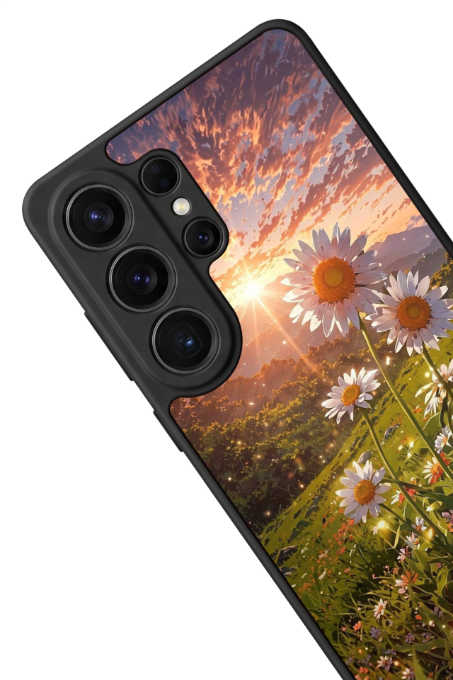 Samsung Galaxy S26 Ultra Uyumlu Cicek Tasarımlı Glossy Premium Kılıf