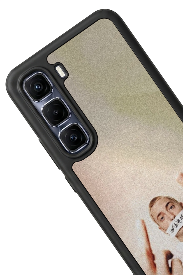 Infinix Hot 60 Pro Plus Uyumlu Eminem Tasarımlı Glossy Premium Kılıf
