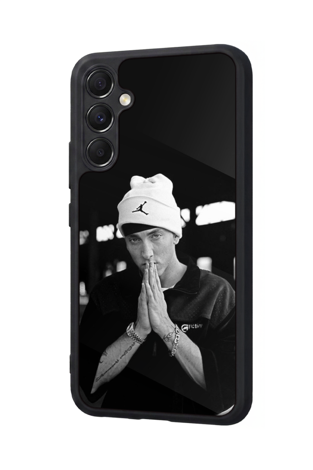 Samsung Galaxy A34 Uyumlu Eminem Tasarımlı Glossy Premium Kılıf