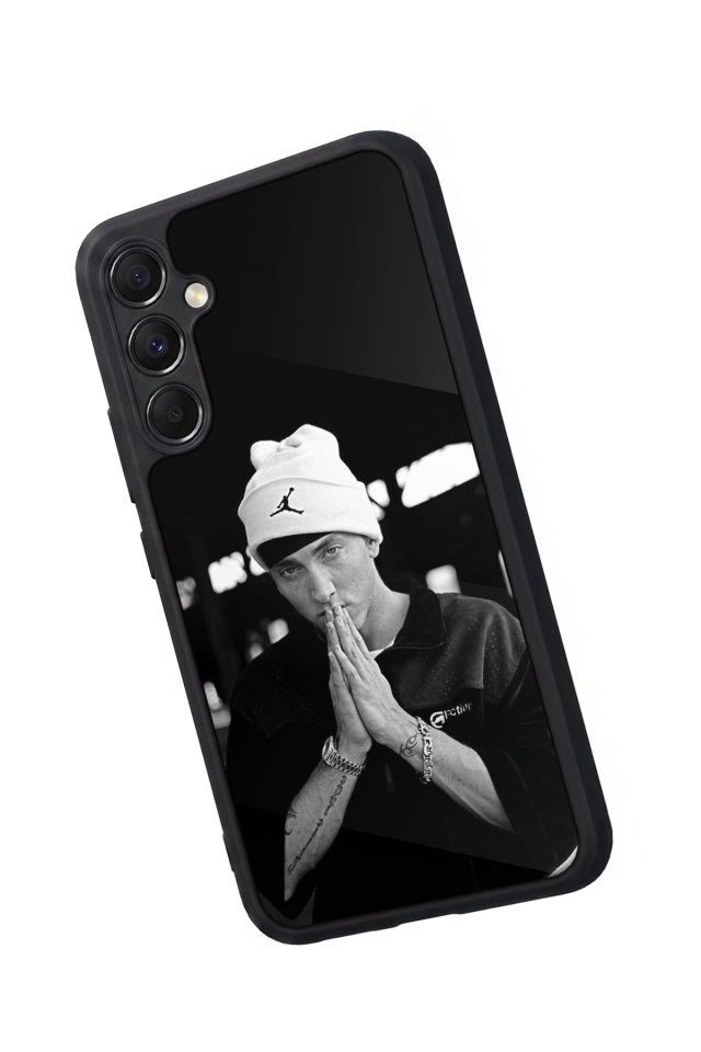 Samsung Galaxy A34 Uyumlu Eminem Tasarımlı Glossy Premium Kılıf