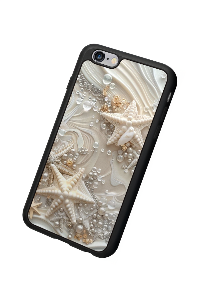 iPhone 6s Plus Uyumlu  İnci Tasarımlı Glossy Premium Kılıf