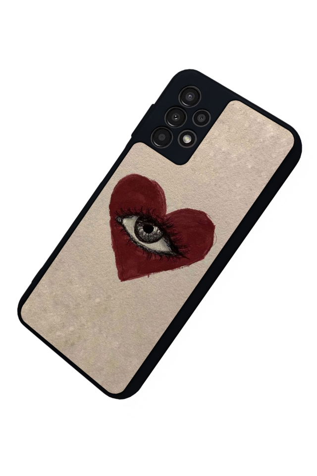 Samsung Galaxy A13 Uyumlu Kalp Love Tasarımlı Glossy Premium Kılıf