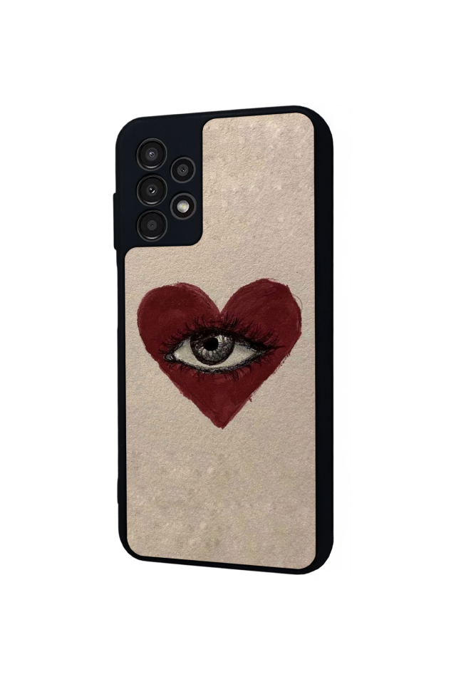 Samsung Galaxy A13 Uyumlu Kalp Love Tasarımlı Glossy Premium Kılıf