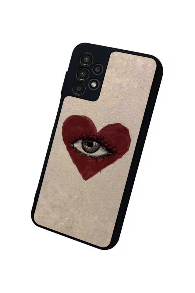 Samsung Galaxy A13 Uyumlu Kalp Love Tasarımlı Glossy Premium Kılıf