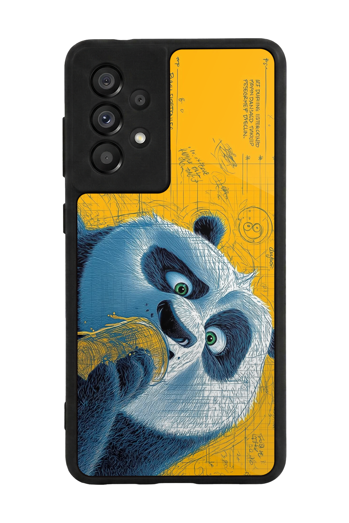 Samsung Galaxy A73 Uyumlu Kung Fu Panda Tasarımlı Glossy Premium Kılıf