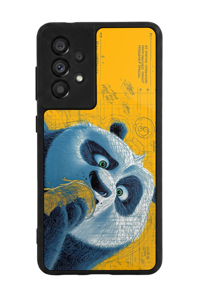 Samsung Galaxy A73 Uyumlu Kung Fu Panda Tasarımlı Glossy Premium Kılıf