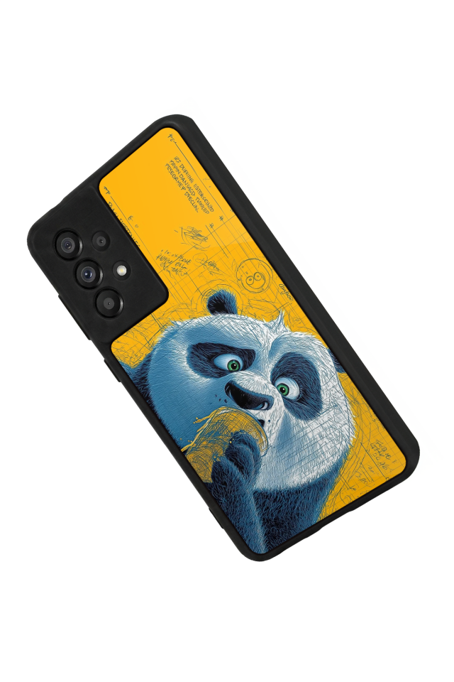 Samsung Galaxy A73 Uyumlu Kung Fu Panda Tasarımlı Glossy Premium Kılıf