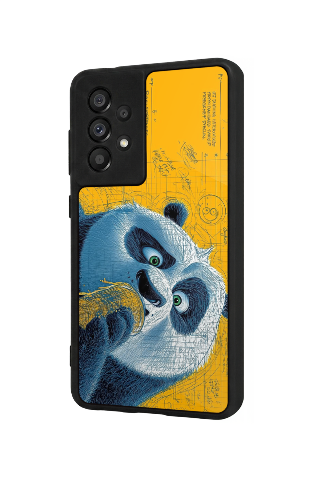Samsung Galaxy A73 Uyumlu Kung Fu Panda Tasarımlı Glossy Premium Kılıf