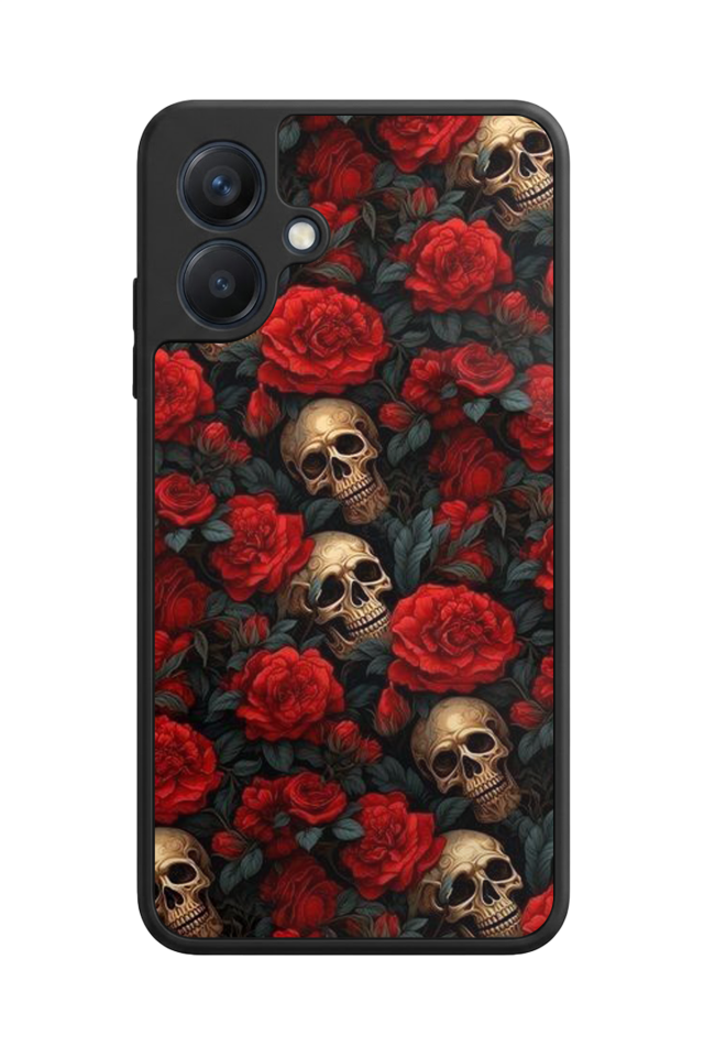 Samsung Galaxy A07 Uyumlu KuruKafa Tasarımlı Glossy Premium Kılıf