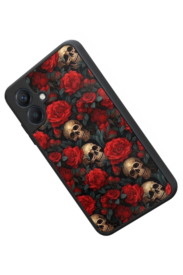 Samsung Galaxy A07 Uyumlu KuruKafa Tasarımlı Glossy Premium Kılıf