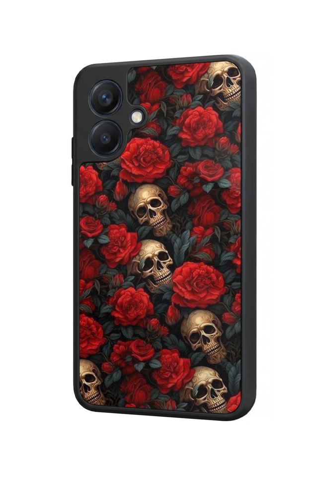 Samsung Galaxy A07 Uyumlu KuruKafa Tasarımlı Glossy Premium Kılıf