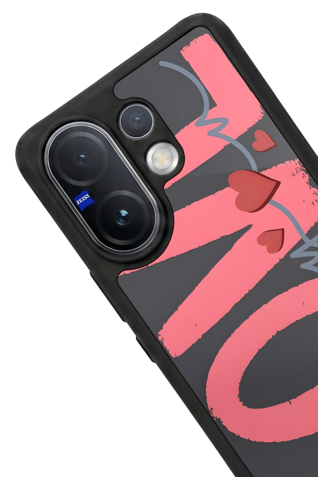 Vivo V60 Uyumlu Love Tasarımlı Glossy Premium Kılıf
