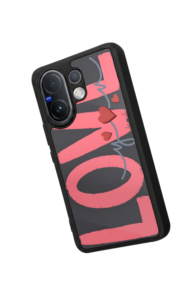 Vivo V60 Uyumlu Love Tasarımlı Glossy Premium Kılıf