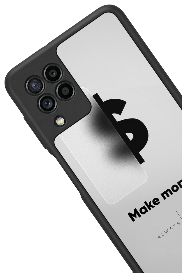 Samsung Galaxy M22 Uyumlu Money Para Tasarımlı Glossy Premium Kılıf