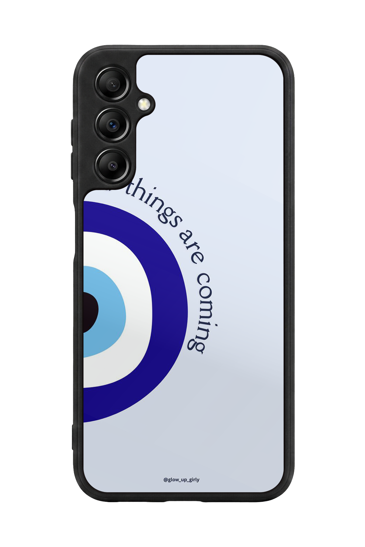 Samsung Galaxy A14 Uyumlu Nazar Tasarımlı Glossy Premium Kılıf