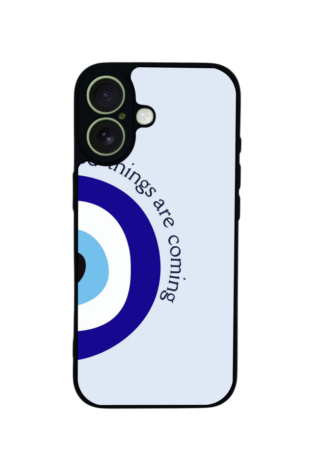 iPhone 17 Uyumlu Nazar Tasarımlı Glossy Premium Kılıf