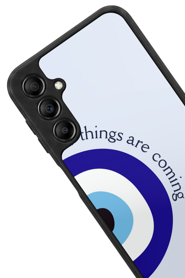 Samsung Galaxy A14 Uyumlu Nazar Tasarımlı Glossy Premium Kılıf