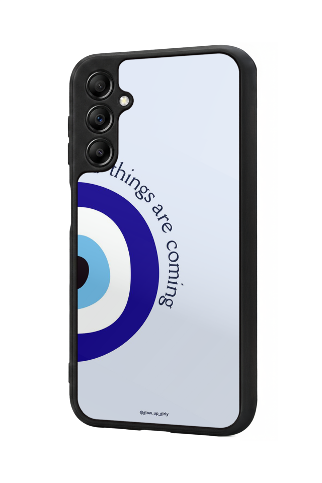 Samsung Galaxy A14 Uyumlu Nazar Tasarımlı Glossy Premium Kılıf