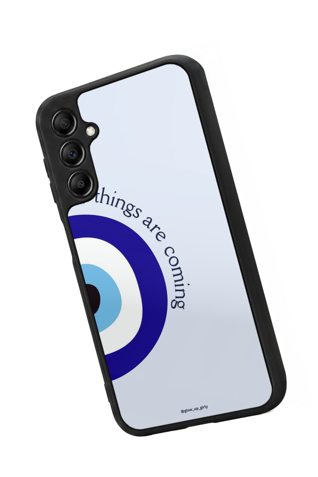 Samsung Galaxy A14 Uyumlu Nazar Tasarımlı Glossy Premium Kılıf