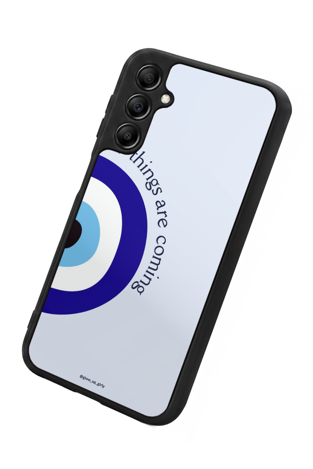 Samsung Galaxy A14 Uyumlu Nazar Tasarımlı Glossy Premium Kılıf