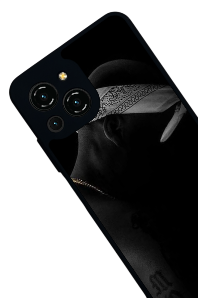 Reeder S23 Pro Max Uyumlu Tupac Tasarımlı Glossy Premium Kılıf