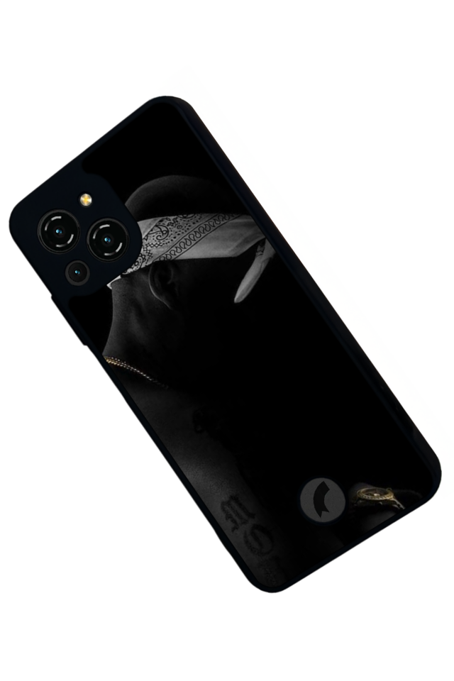 Reeder S23 Pro Max Uyumlu Tupac Tasarımlı Glossy Premium Kılıf