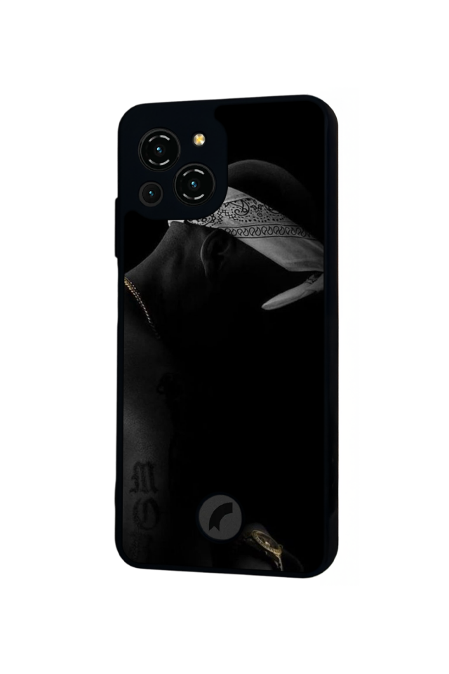 Reeder S23 Pro Max Uyumlu Tupac Tasarımlı Glossy Premium Kılıf