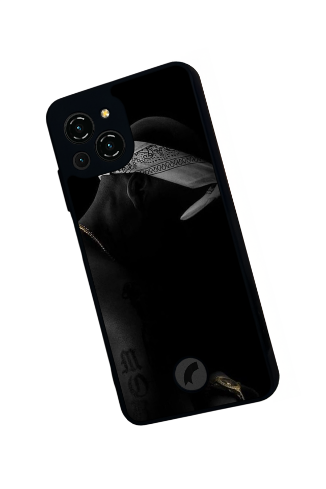 Reeder S23 Pro Max Uyumlu Tupac Tasarımlı Glossy Premium Kılıf