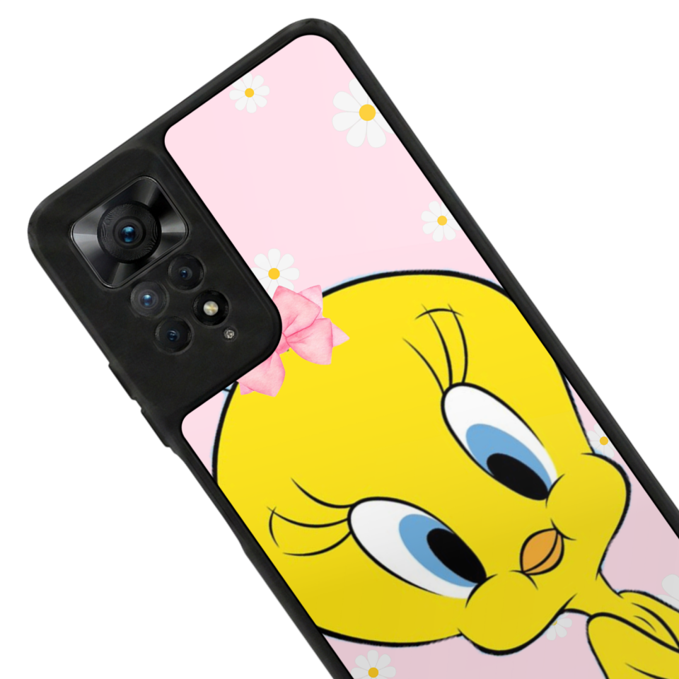Xiaomi Redmi Note 11 Pro Uyumlu Tweety Tasarımlı Glossy Premium Kılıf