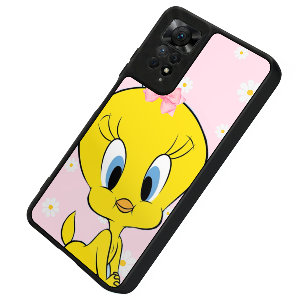 Xiaomi Redmi Note 11 Pro Uyumlu Tweety Tasarımlı Glossy Premium Kılıf