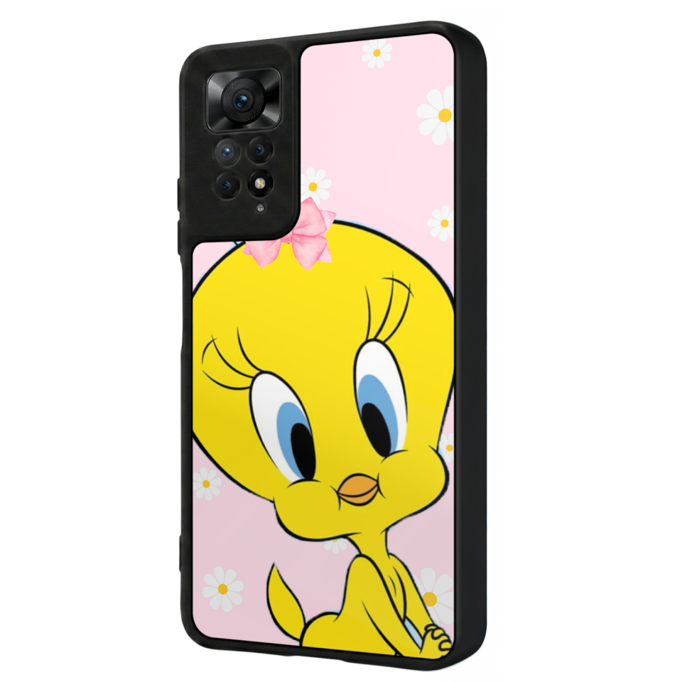 Xiaomi Redmi Note 11 Pro Uyumlu Tweety Tasarımlı Glossy Premium Kılıf