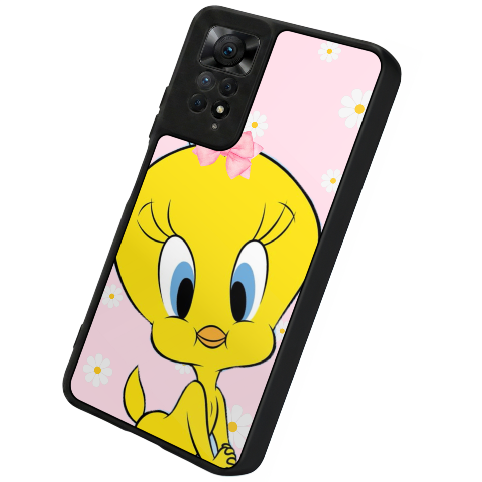 Xiaomi Redmi Note 11 Pro Uyumlu Tweety Tasarımlı Glossy Premium Kılıf