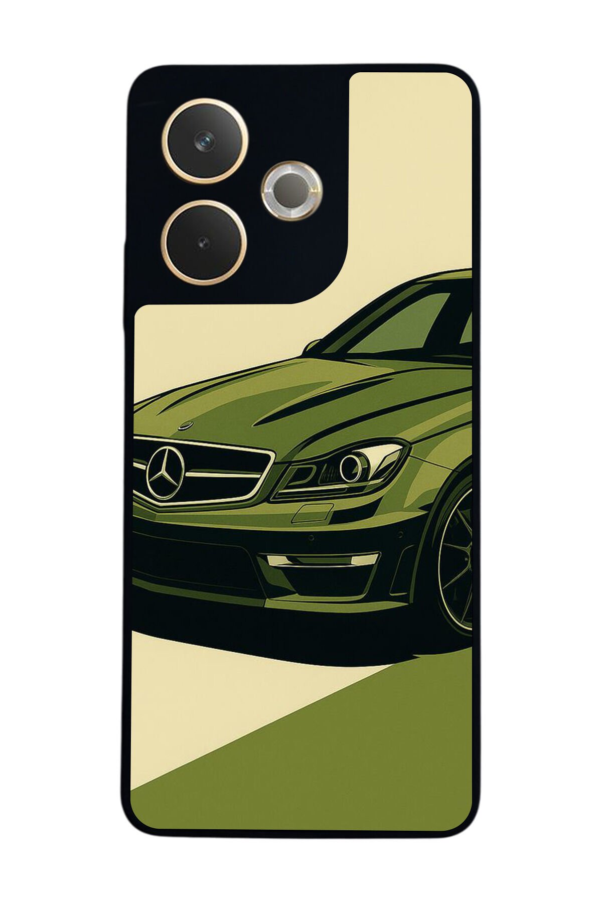 Oppo A5 Pro Uyumlu Mercedes Tasarımlı Glossy Premium Kılıf