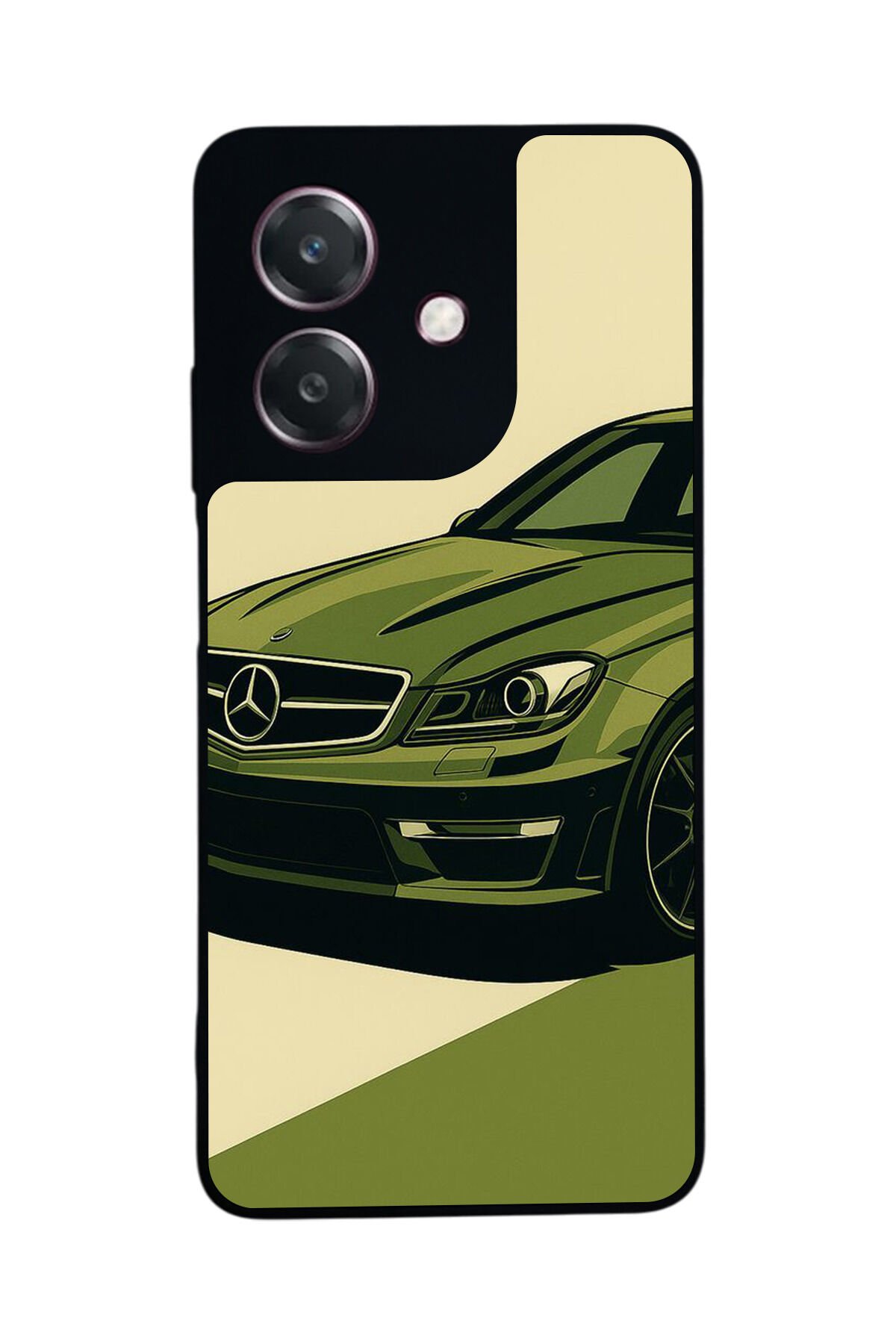 Oppo A3 5G Uyumlu Mercedes Tasarımlı Glossy Premium Kılıf