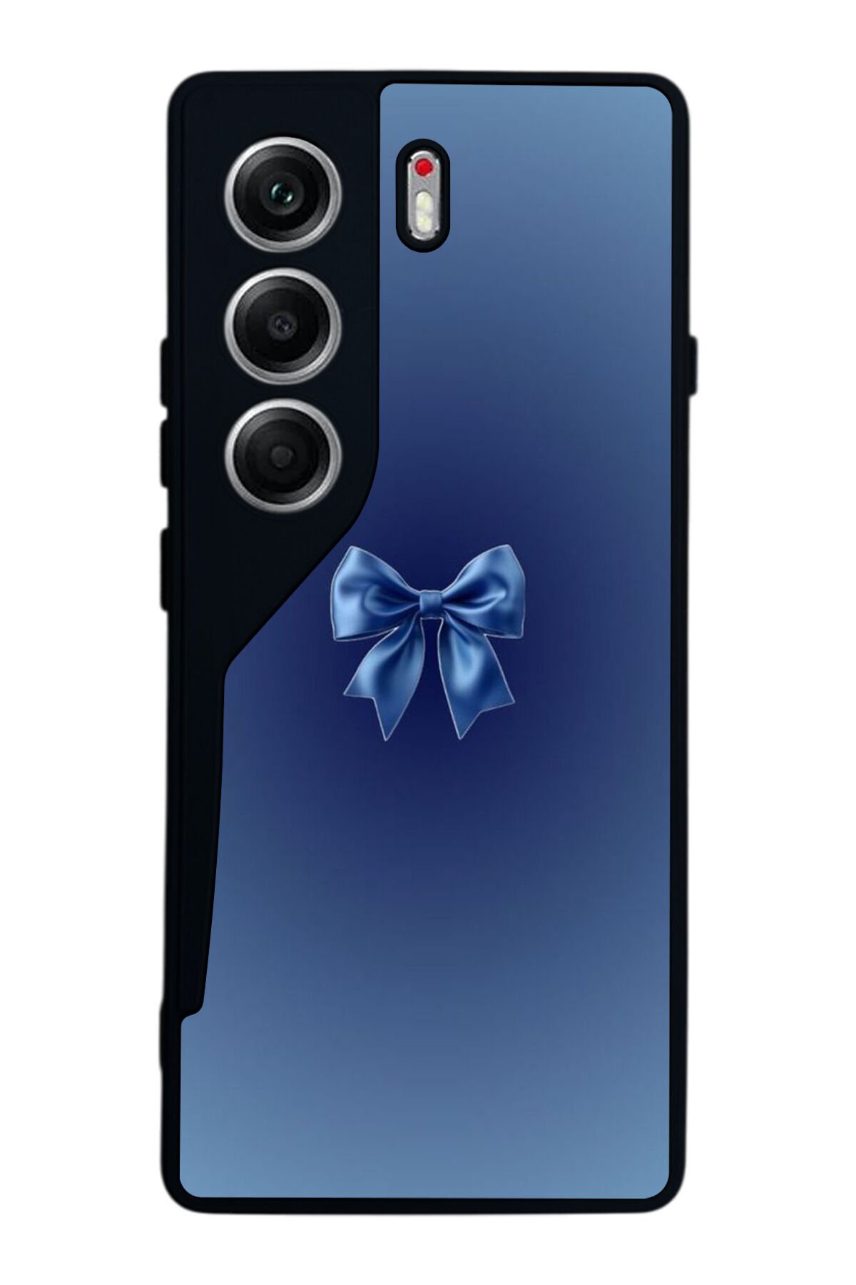 Tecno Camon 40 Uyumlu Kurdele Tasarımlı Glossy Premium Kılıf