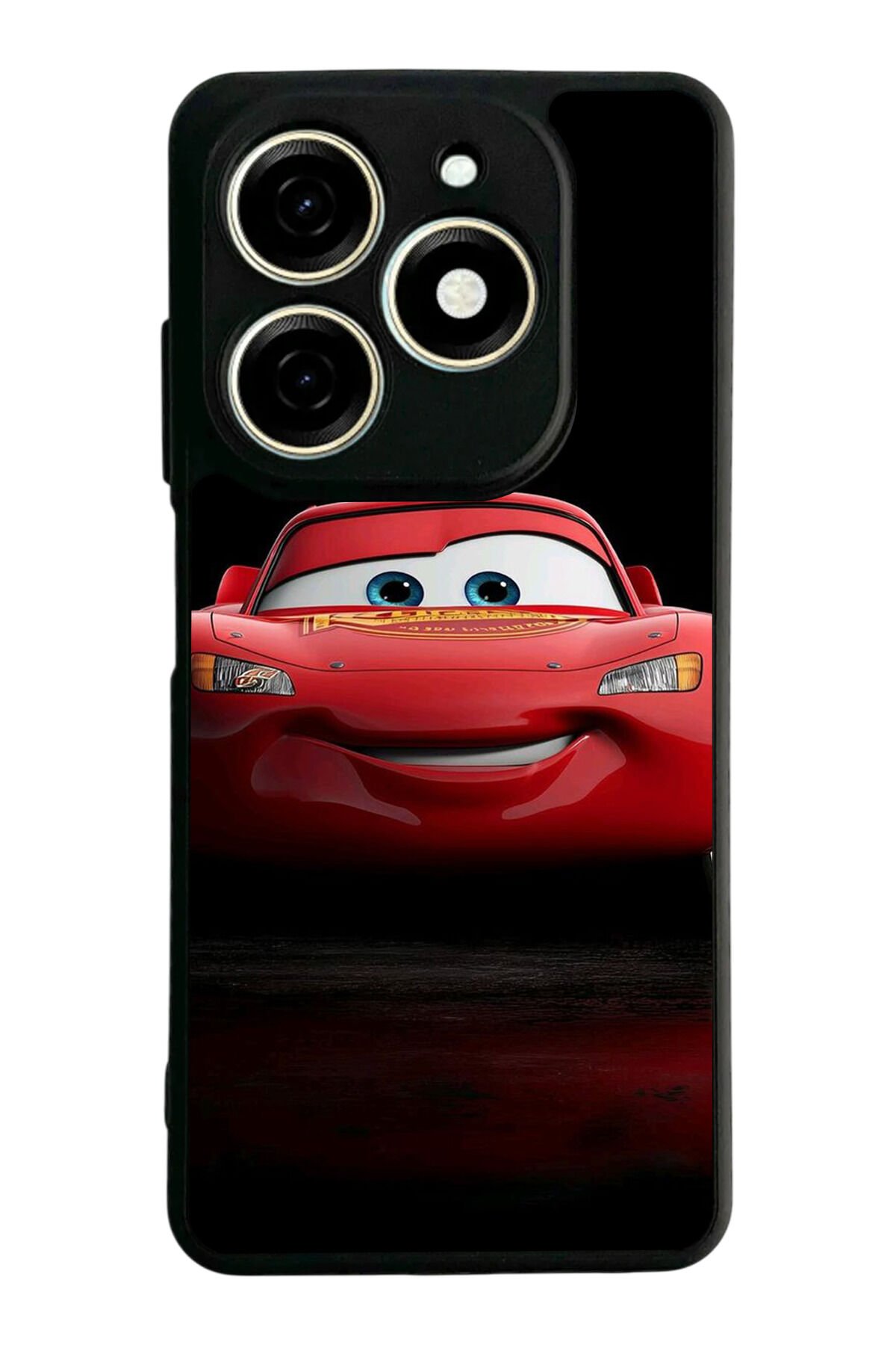 Tecno Spark 20/20C Uyumlu Şimsek McQueen Tasarımlı Glossy Premium Kılıf