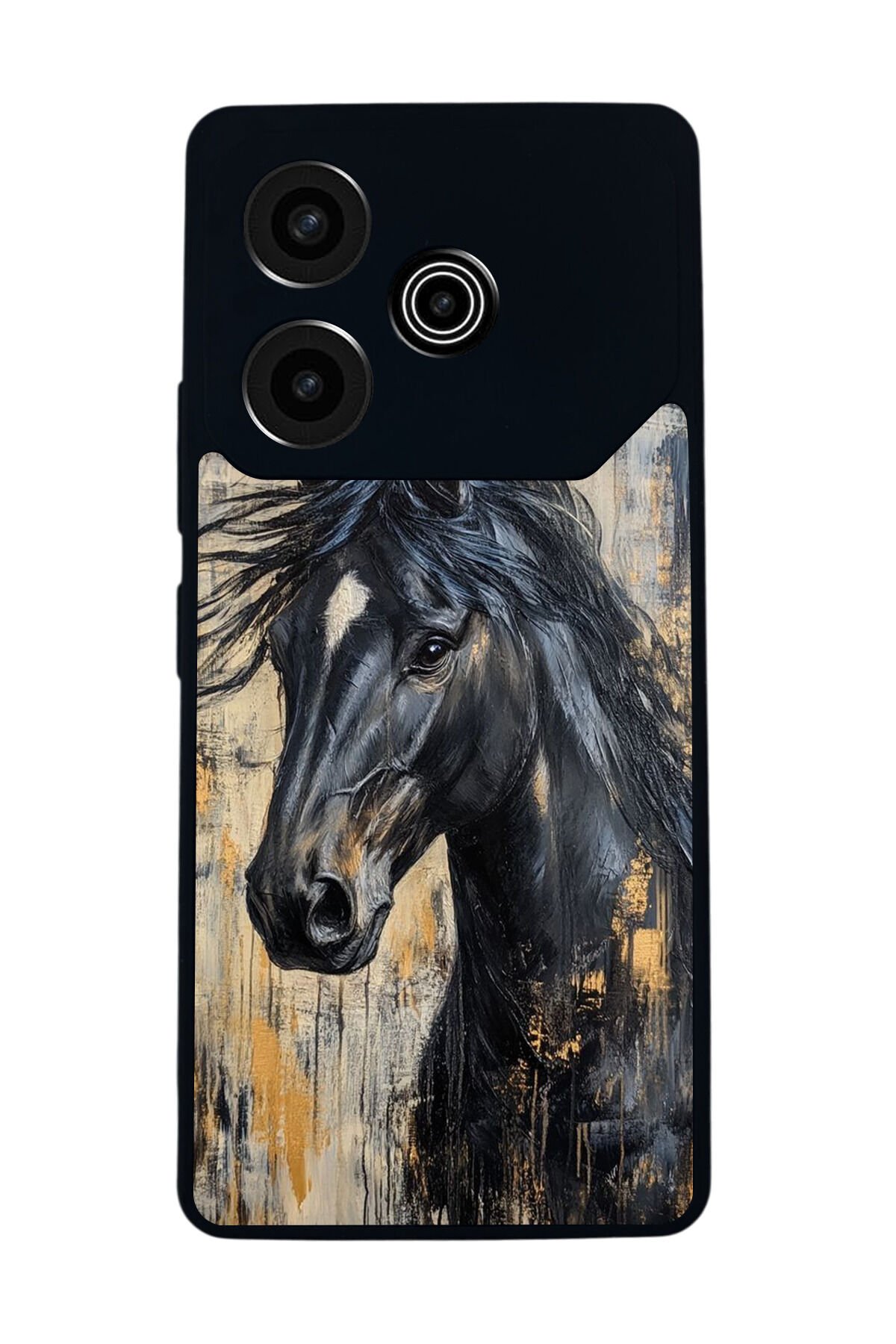 Tecno Pova 6 Uyumlu At Horse Tasarımlı Glossy Premium Kılıf