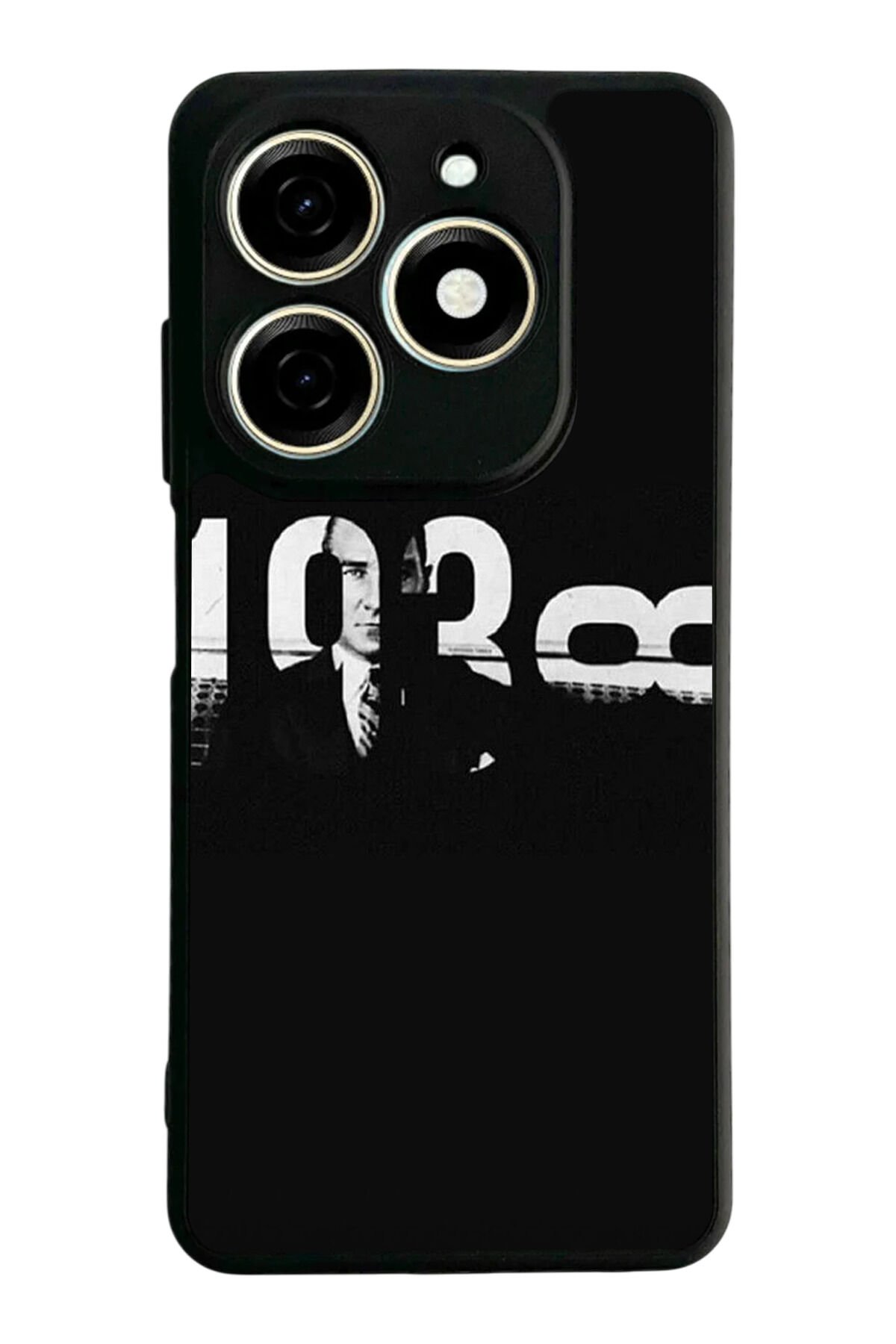 Infınıx Smart 8 Pro Uyumlu Mustafa Kemal Ataturk Tasarımlı Glossy Premium Kılıf