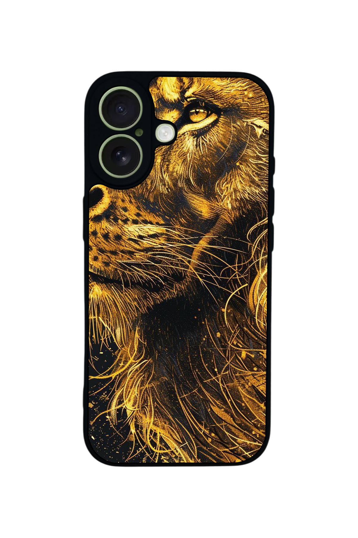 iPhone 17 Uyumlu Aslan Tasarımlı Glossy Premium Kılıf