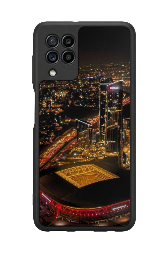 Samsung Galaxy M32 Uyumlu Aslan Tasarımlı Glossy Premium Kılıf