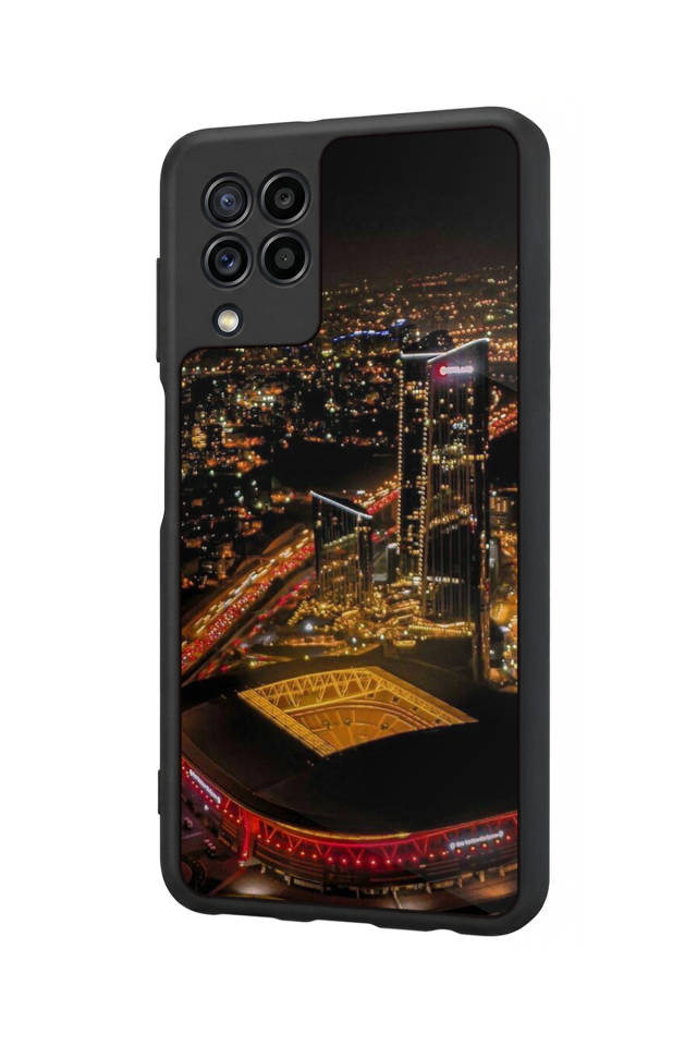 Samsung Galaxy M32 Uyumlu Aslan Tasarımlı Glossy Premium Kılıf