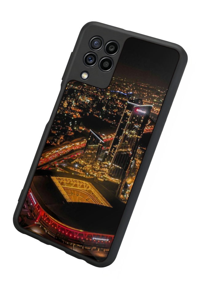 Samsung Galaxy M32 Uyumlu Aslan Tasarımlı Glossy Premium Kılıf