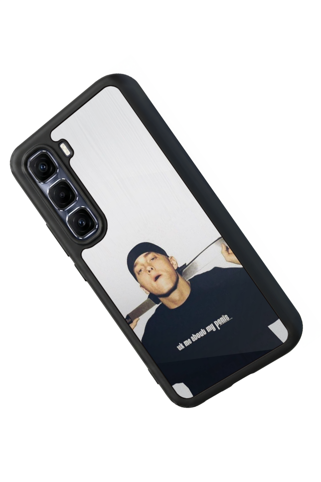 Infinix Hot 60 Pro Plus Uyumlu Eminem Tasarımlı Glossy Premium Kılıf
